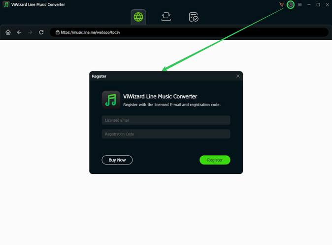 register line music converter