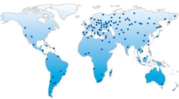 customer spread worldwide