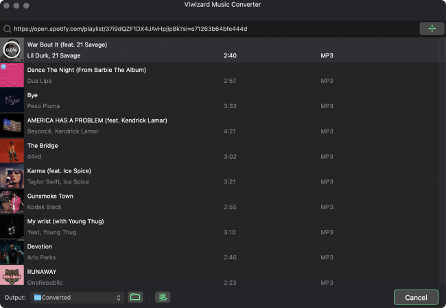convert spotify mac