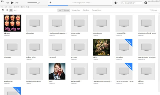 iTunes TV Shows