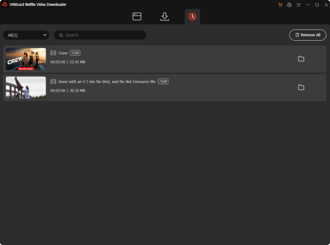 view downloaded netflix video