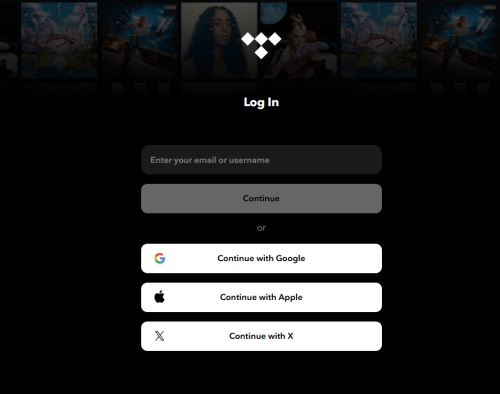 tidal log in