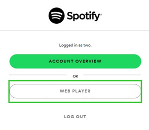 how to access Spotify Web Player