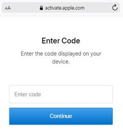 activate apple code