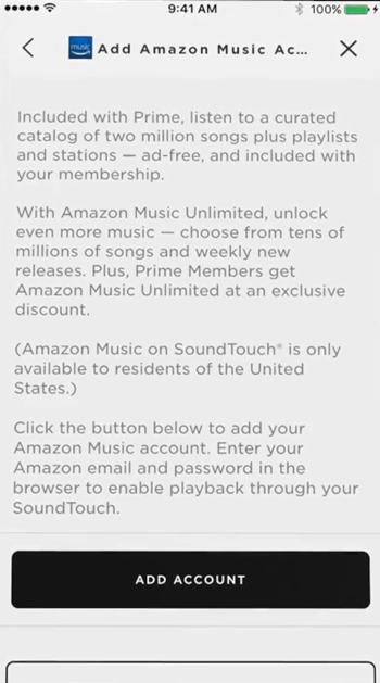 add amazon music account to bose soundtouch