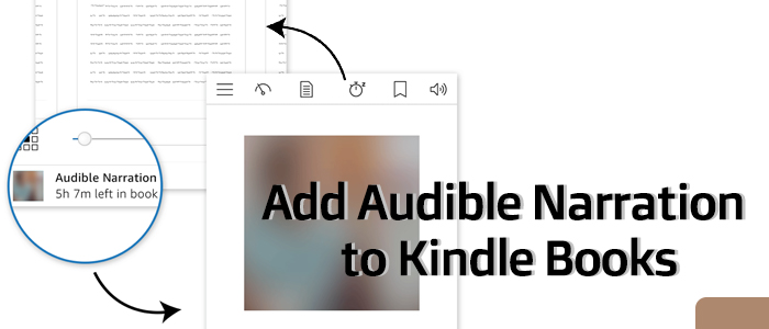 add audible narration to kindle