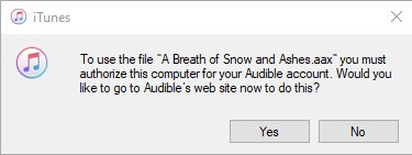 add Audible AA/AAX files to iTunes
