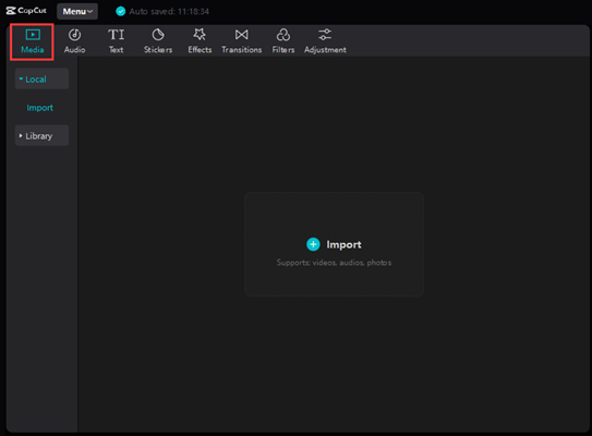 add audio to capcut desktop