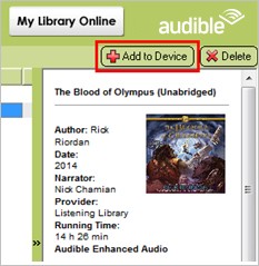 add audiobooks to devices