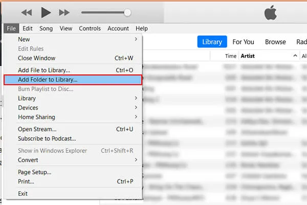 add local files to iTunes