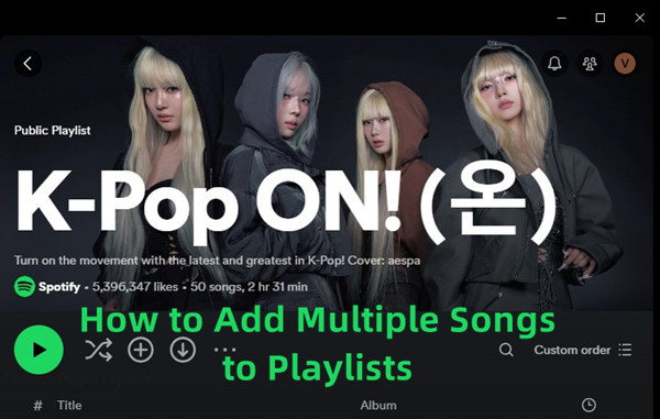 add song to multiple spotify playlists