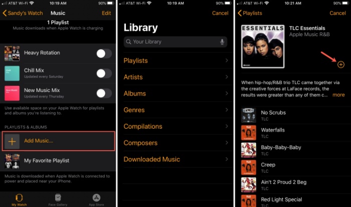 add soundcloud music to apple watch