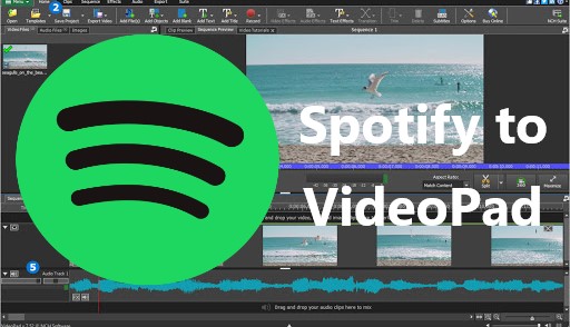 spotify to videopad