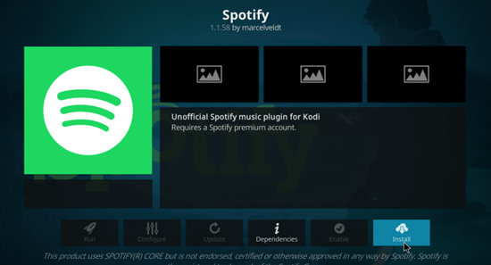 add spotify to kodi 5