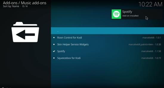 add spotify to kodi 6