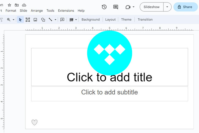 add tidal music to google slides