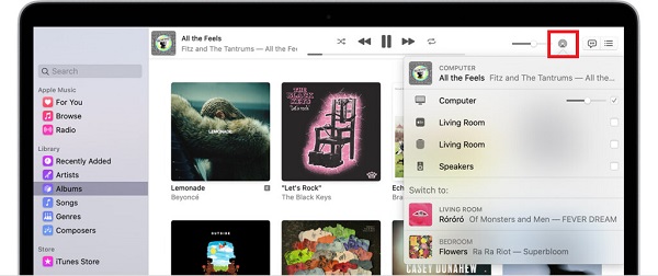 airplay apple music on mac