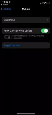 allow apple carplay when locked