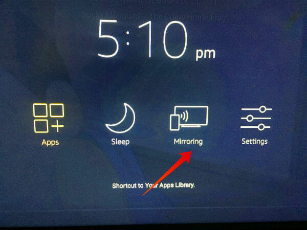 amazon firestick mirror setting