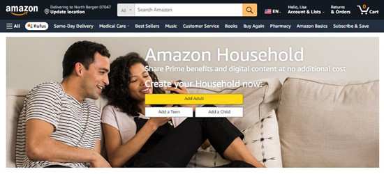 amazon household