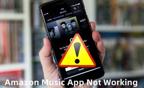 how to fix Amaozn Music app not working