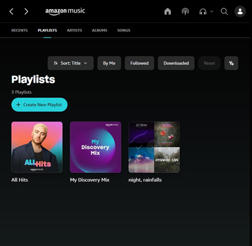 amazon music destkop playlist