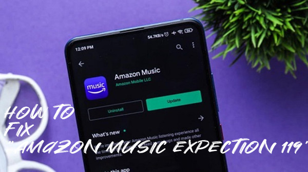 how to fix 'Amazon Music Exception 119'