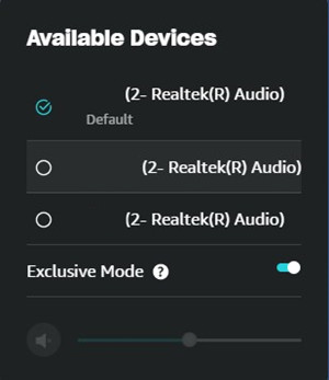 amazon music exclusive mode toggle on off
