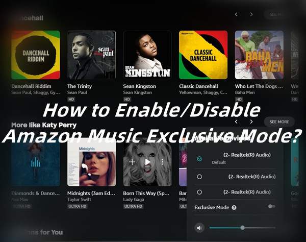 amazon music exclusive mode