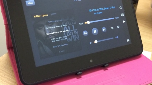 amazon music on kindle tablet