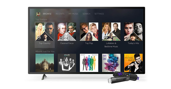 Amazon Music channel on Roku TV