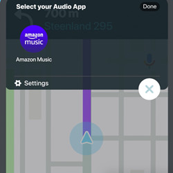 Amazon Music on Waze