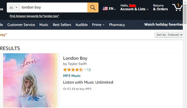 amazon music purchase mp3 music