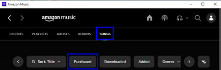 Amazon Music purchased