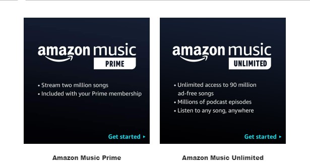 Amazon Music download services