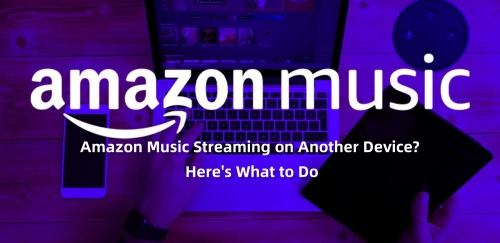amazon music streaming on another device