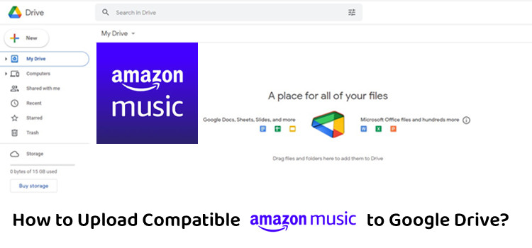how to upload compatible Amazon Music to Google Drive