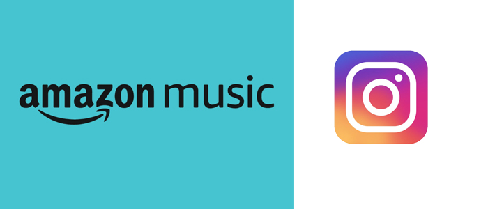 amazon music to instagram