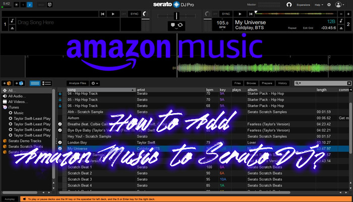 how to download Amazon Music to Serato DJ
