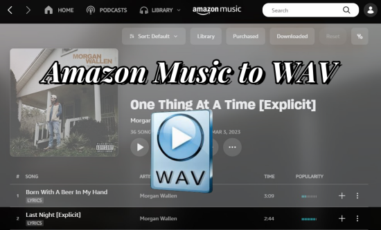 amazon music to wav