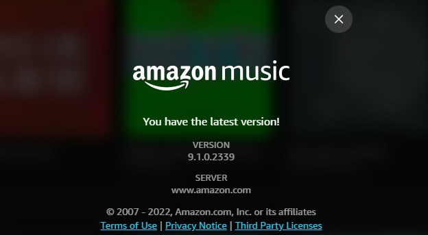 Amazon Music update