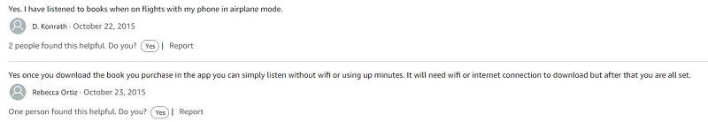 amazon users answer