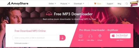 amoyshare free mp3 downloader