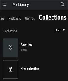 audible collections