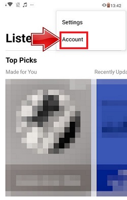 log in apple music on android