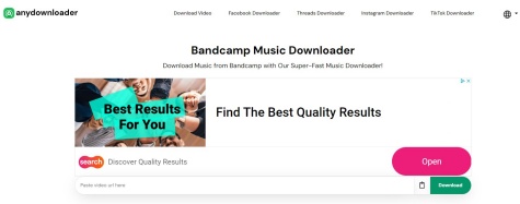 anydownloader bandcamp downloader