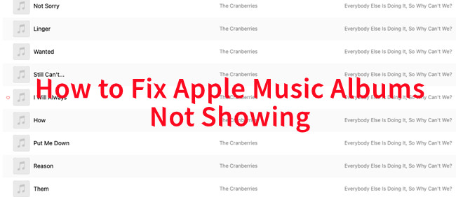 apple music album art not showing