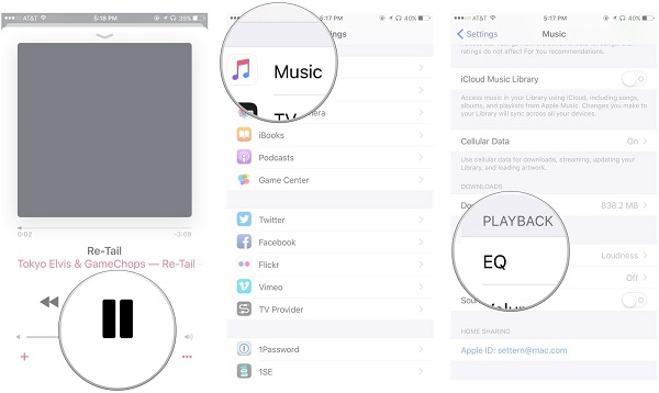 Apple Music equalizer