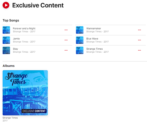 apple music exclusives