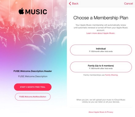 apple music free trial